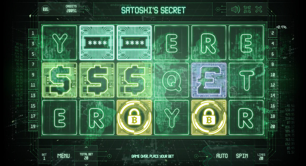 Satoshi’s Secret online videoslot Endorphina 