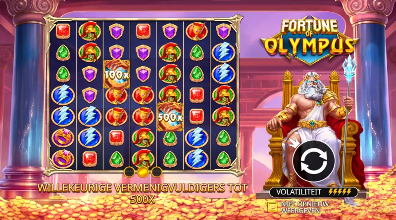 Fortune of Olympus gokkast start